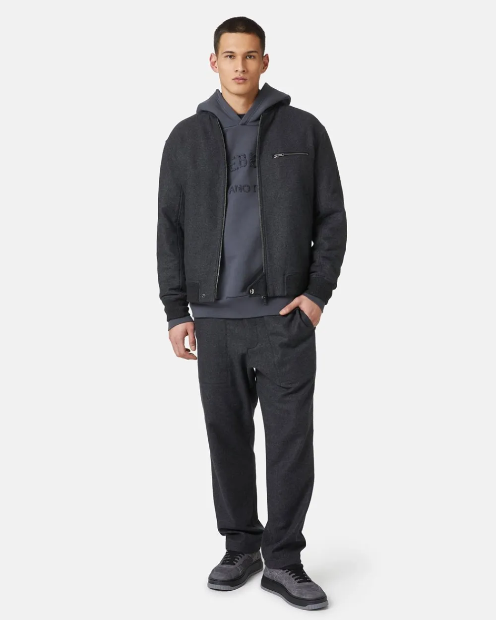 Iceberg Sweatshirt With Hood And Logo