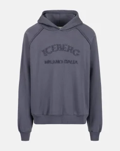 Iceberg Sweatshirt With Hood And Logo