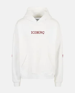 Iceberg Sweatshirt With Hood And Printed Logo