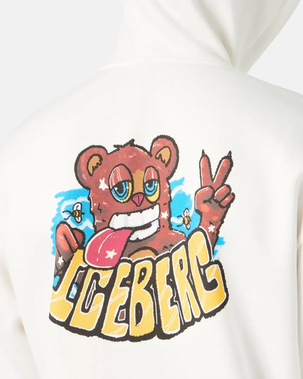 Iceberg Sweatshirt With Zip And VXMEE Bear Print