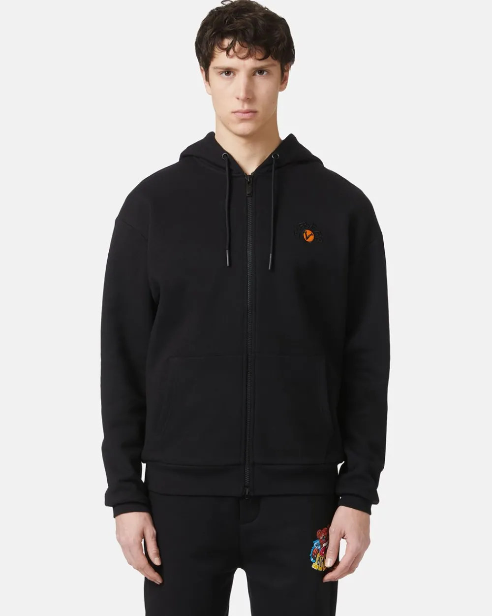 Iceberg Sweatshirt With Zip And VXMEE Bear Print