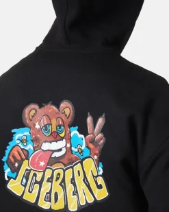 Iceberg Sweatshirt With Zip And VXMEE Bear Print