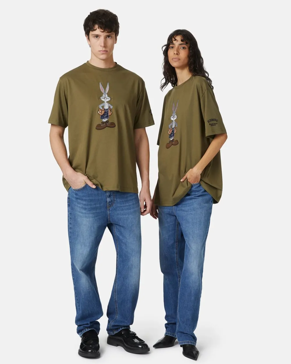 Women Iceberg The Re-Edit T-shirt With Cartoon Graphics
