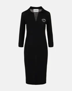 Women Iceberg Thin Wool Polo Dress