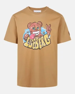 Iceberg T-shirt With Bear Print And VXmee Logo