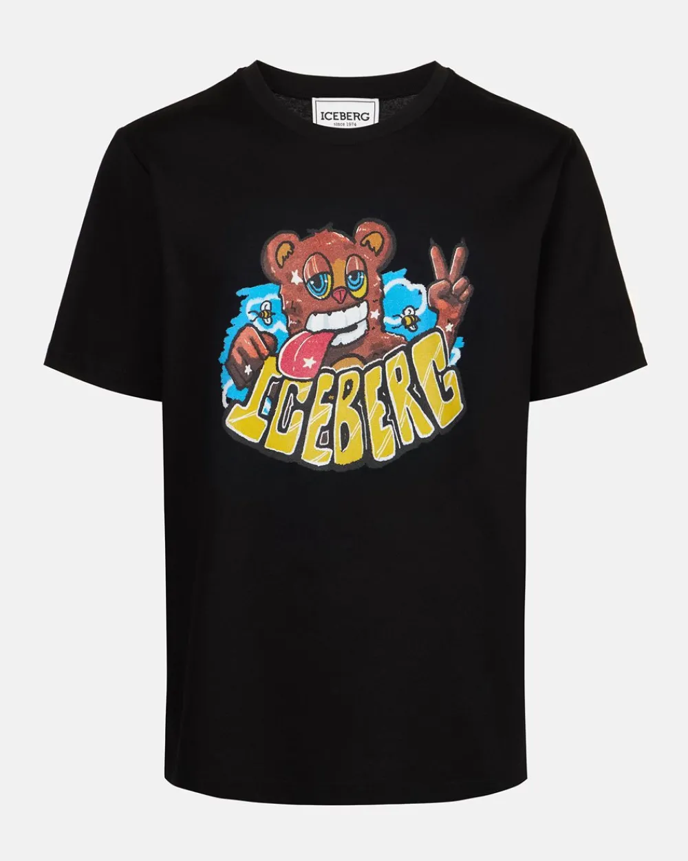 Iceberg T-shirt With Bear Print And VXmee Logo