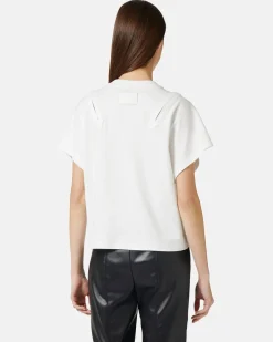 Women Iceberg T-shirt With Decorative Zips