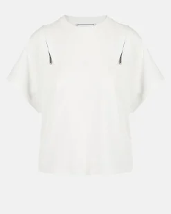 Women Iceberg T-shirt With Decorative Zips