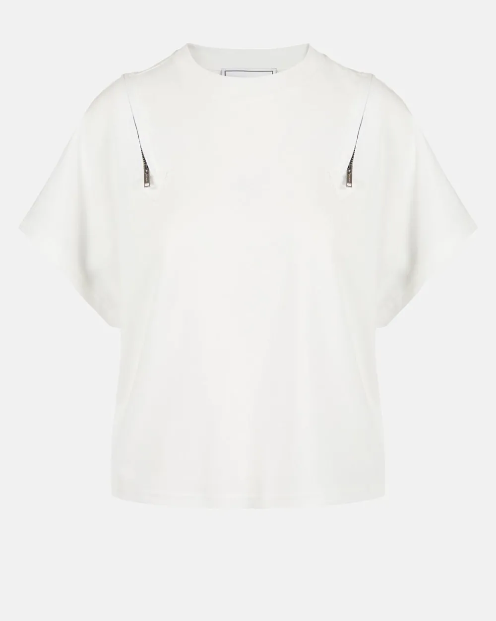 Women Iceberg T-shirt With Decorative Zips