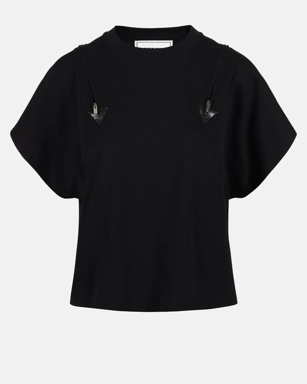 Women Iceberg T-shirt With Decorative Zips