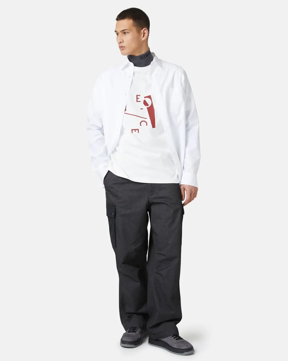 Iceberg T-shirt With Lettering Print Detail