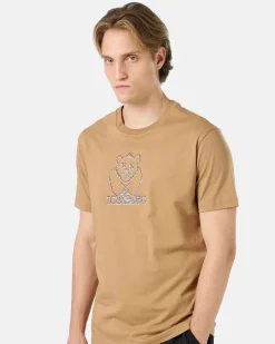 Iceberg T-shirt With Printed And Embroidered Bear