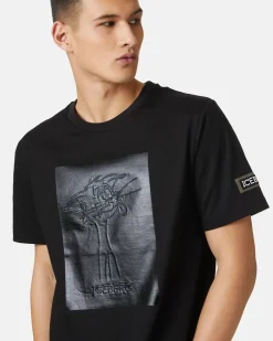 Iceberg T-shirt With Tom Embroidered And Rubberized