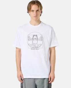 Iceberg T-shirt With Vitruvian Garfield Print