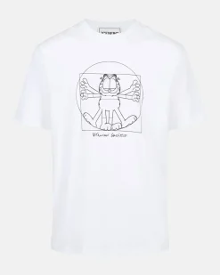 Iceberg T-shirt With Vitruvian Garfield Print