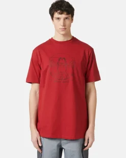 Iceberg T-shirt With Vitruvian Garfield Print