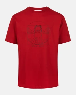 Iceberg T-shirt With Vitruvian Garfield Print