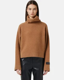 Women Iceberg Turtleneck In Bouclé Wool