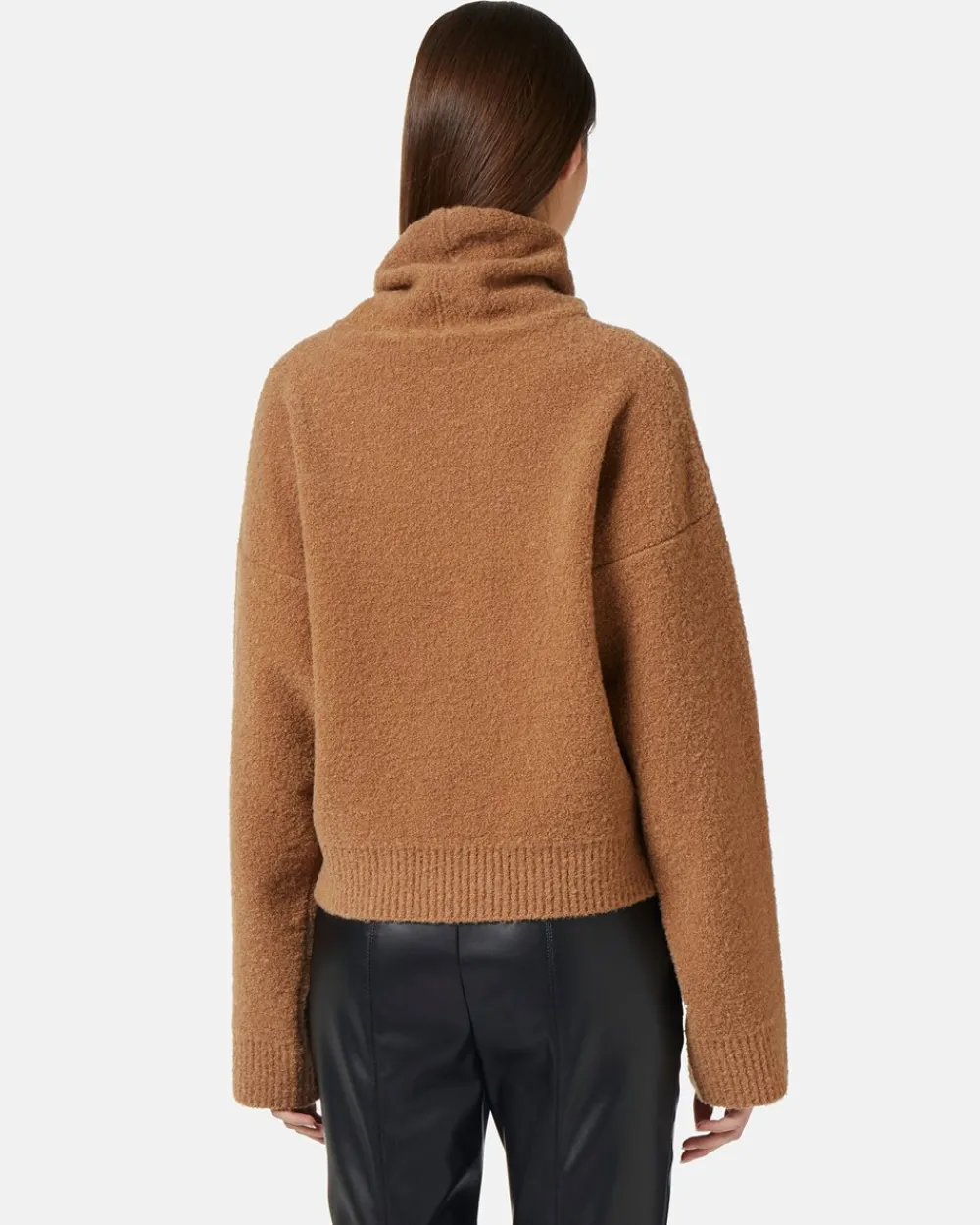 Women Iceberg Turtleneck In Bouclé Wool