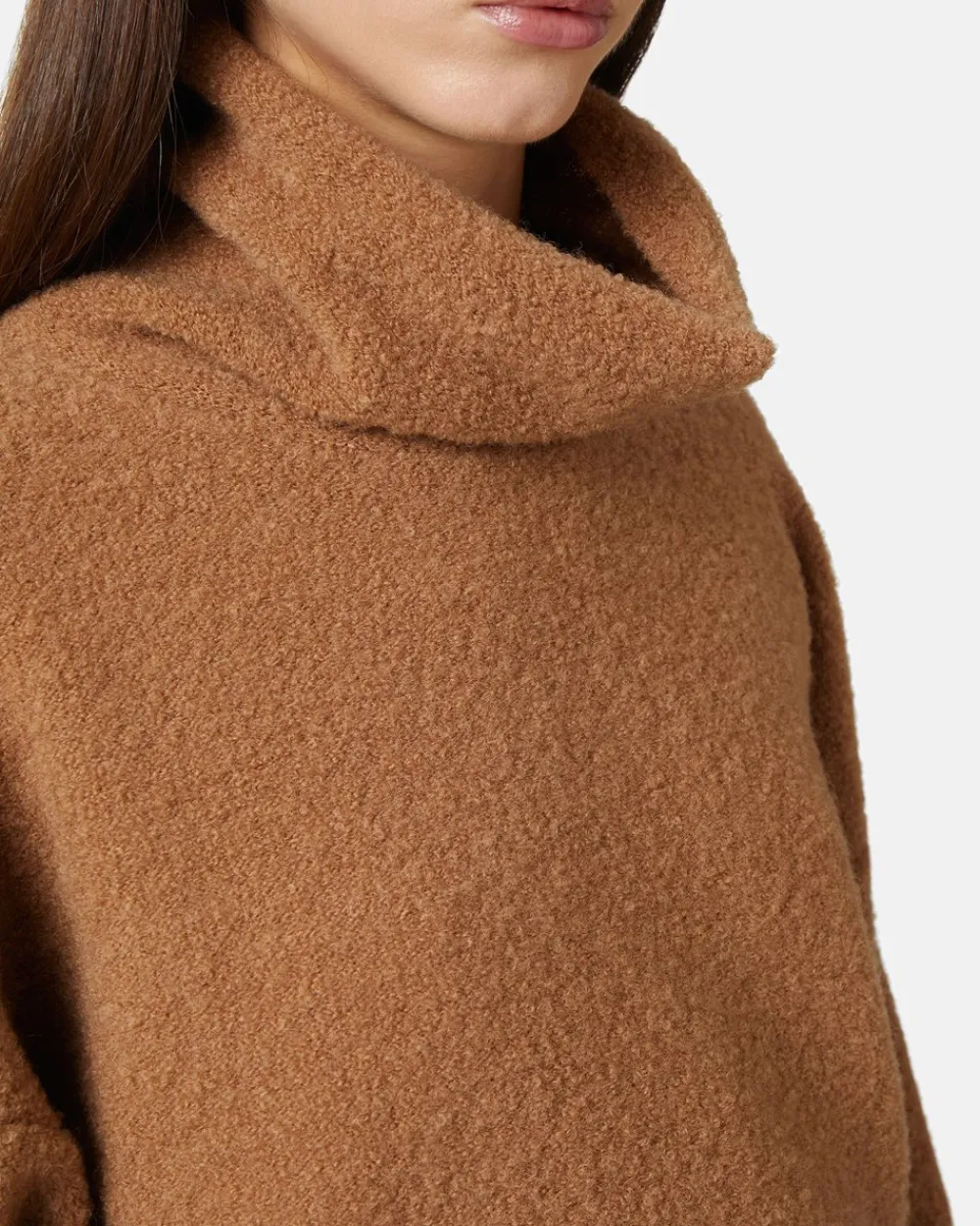 Women Iceberg Turtleneck In Bouclé Wool