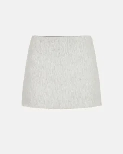 Women Iceberg Velor Cloth Miniskirt