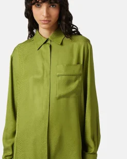Women Iceberg Viscose Shirt With Snake Design