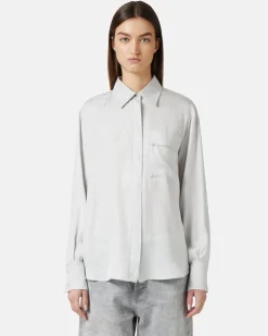 Women Iceberg Viscose Shirt With Snake Design