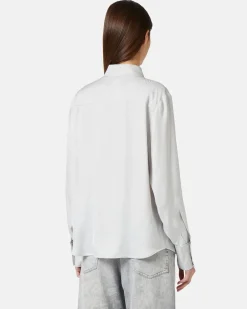 Women Iceberg Viscose Shirt With Snake Design