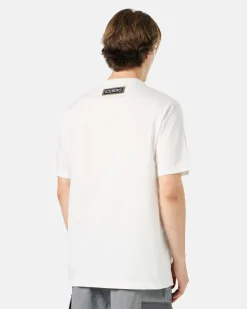 Iceberg White Cotton Jersey T-shirt With code Print
