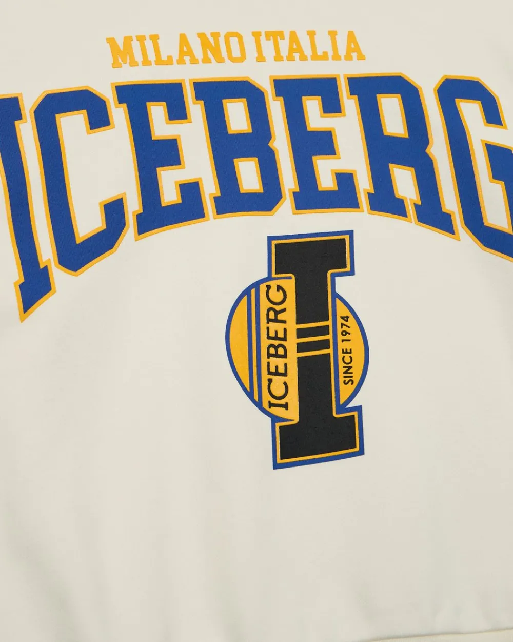 Kids/BOY Iceberg White Crewneck Sweatshirt Inspired By Basketball Style