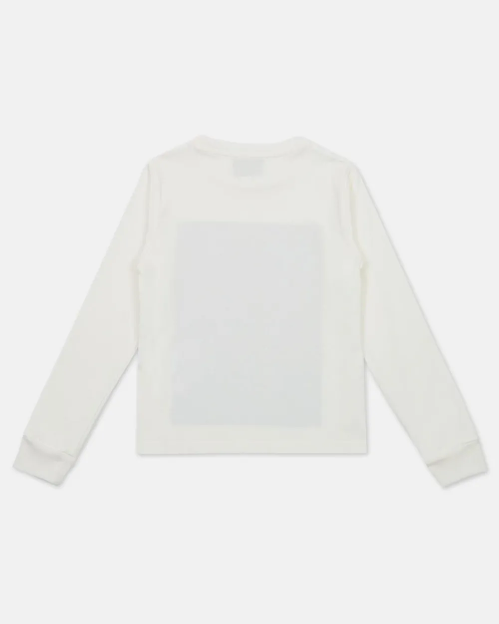 Kids Iceberg White Crewneck Sweatshirt With Houndstooth Pattern And Logo