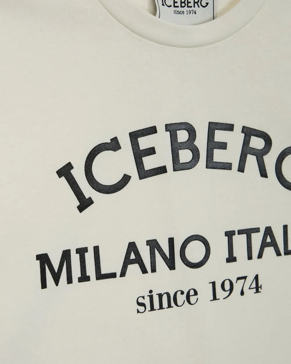 Kids/BOY Iceberg White Crewneck Sweatshirt With Logo