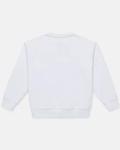 Kids/BOY Iceberg White Crewneck Sweatshirt With Junior Collection Cartoon Print