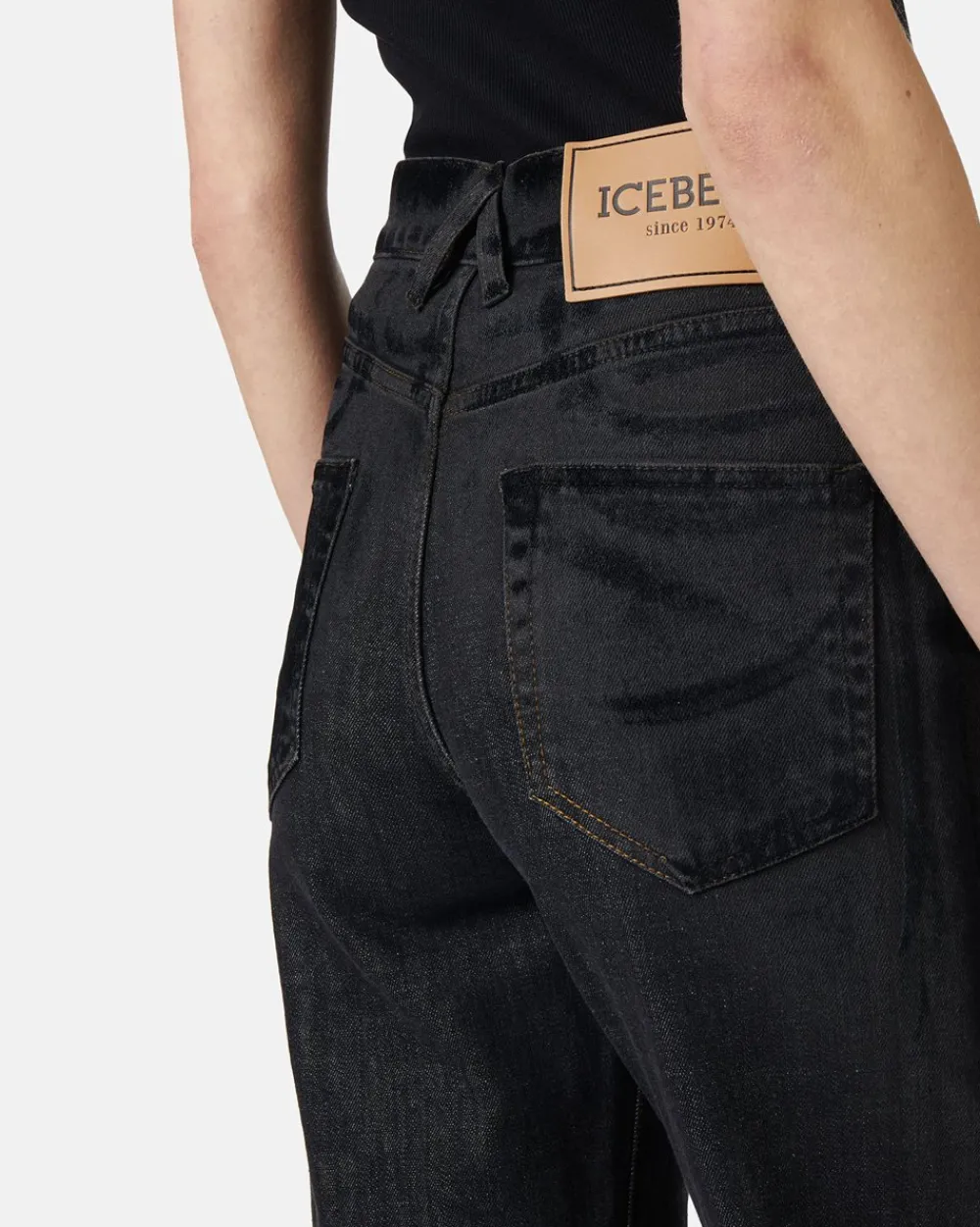 Women Iceberg Wide Fit 5 Pocket Trousers