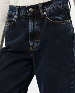 Women Iceberg Wide Fit 5 Pocket Trousers With Turn-up