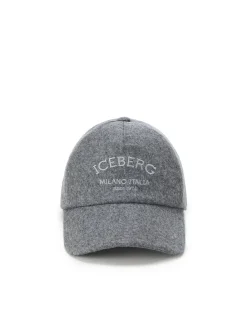 Women Iceberg Wool Blend Baseball Cap
