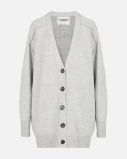 Women Iceberg Wool Blend Cardigan With Logo