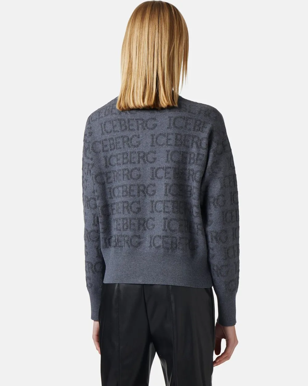 Women Iceberg Wool Blend Jacket With Logo