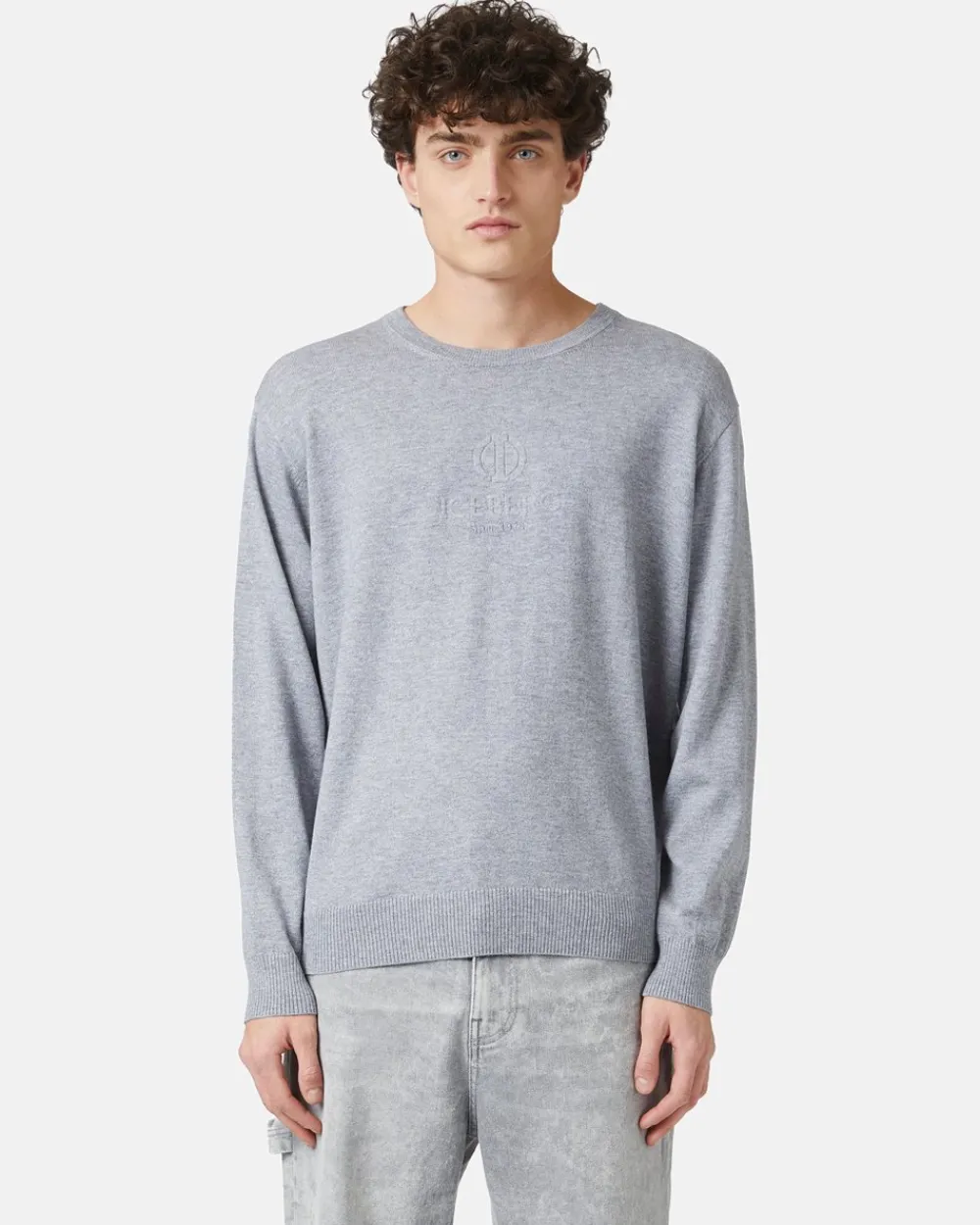 Iceberg Wool Blend Sweater With Logo
