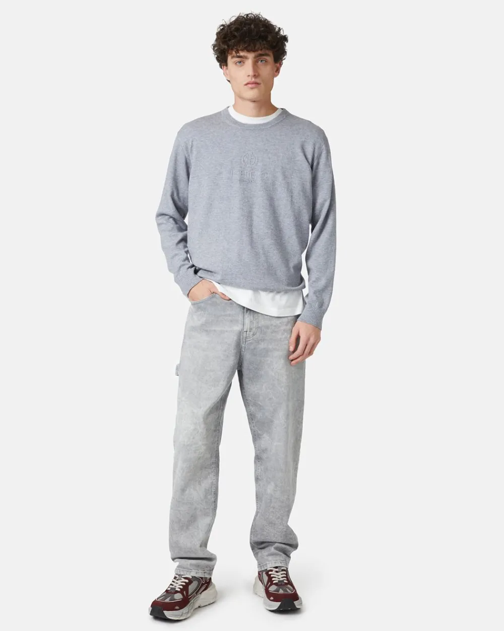 Iceberg Wool Blend Sweater With Logo