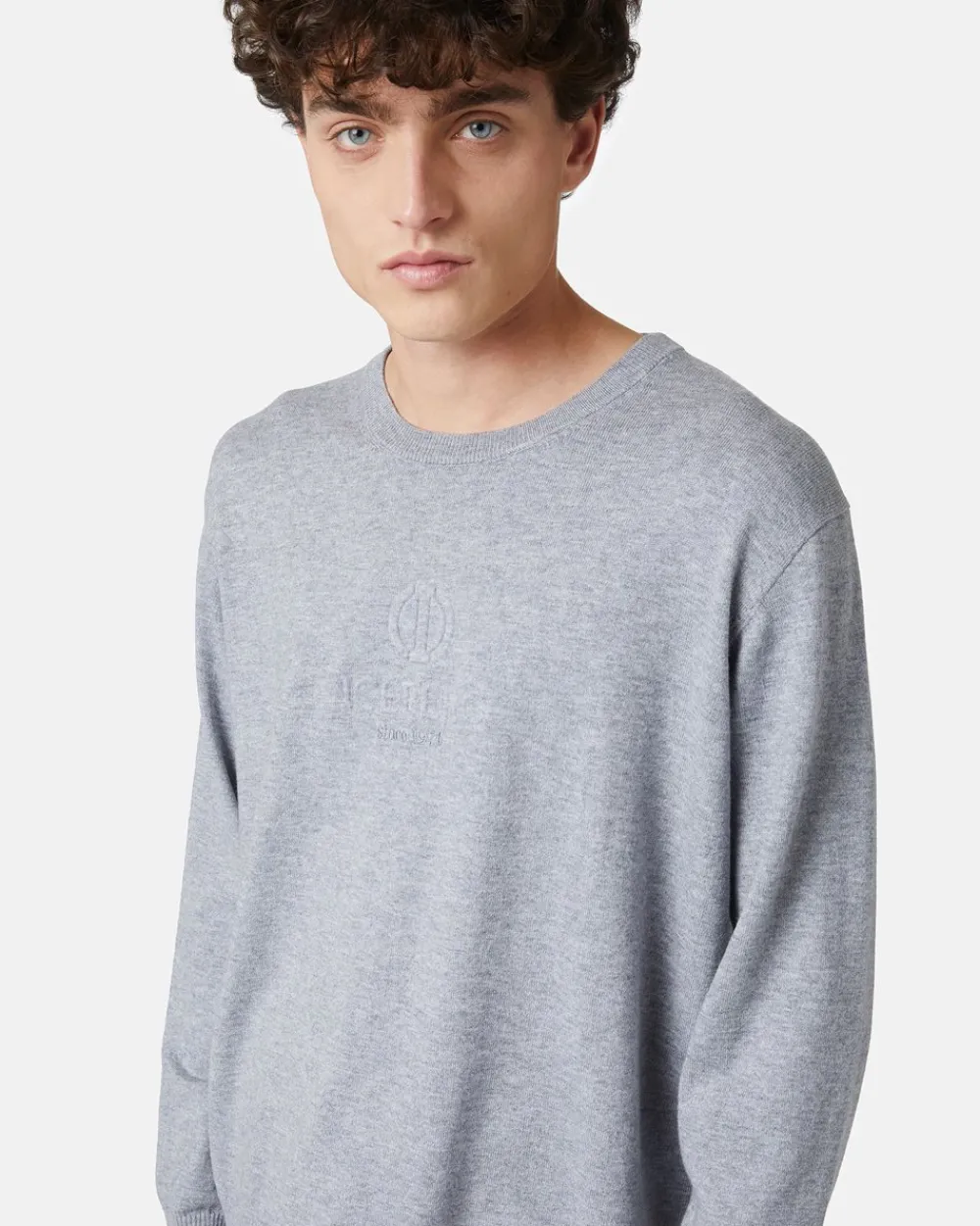 Iceberg Wool Blend Sweater With Logo