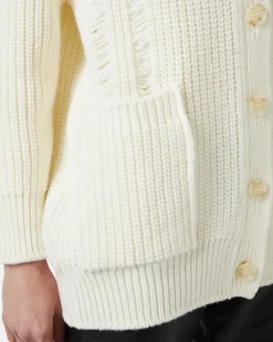 Women Iceberg Wool Cardigan With Logo