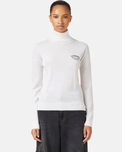 Women Iceberg Wool Mock-neck Sweater With Milano Logo