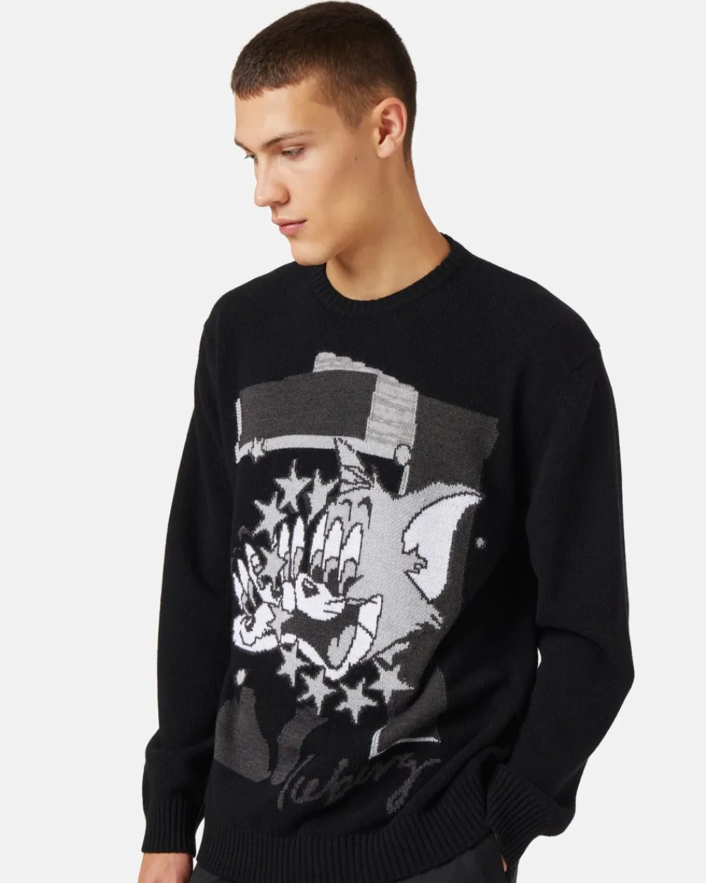 Iceberg Wool Sweater With Cartoon