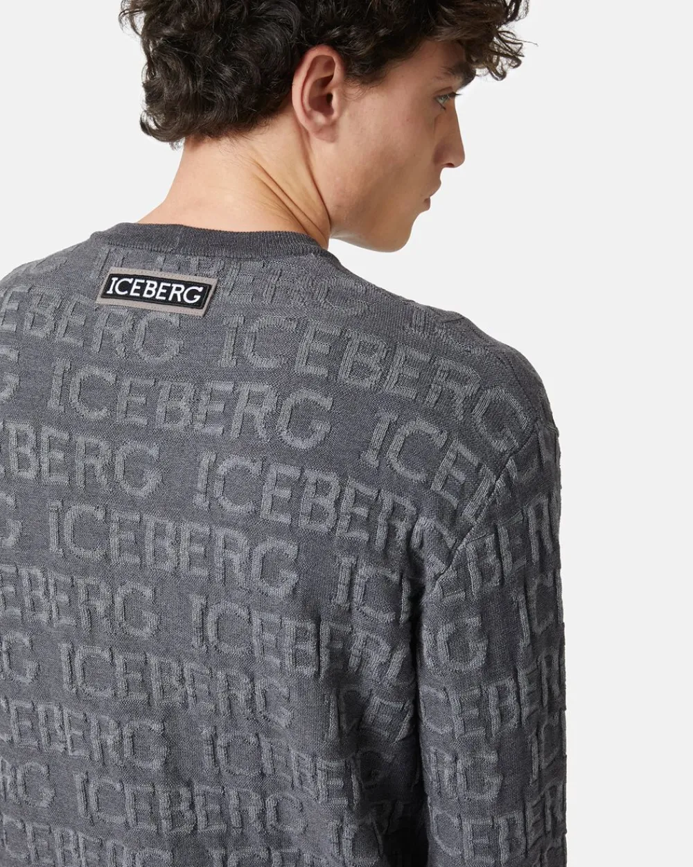 Iceberg Wool Sweater With Logo