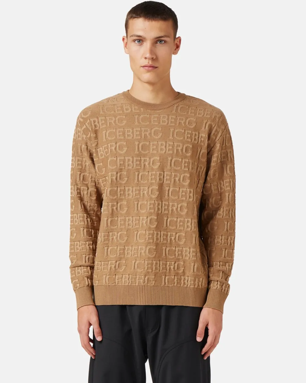 Iceberg Wool Sweater With Logo