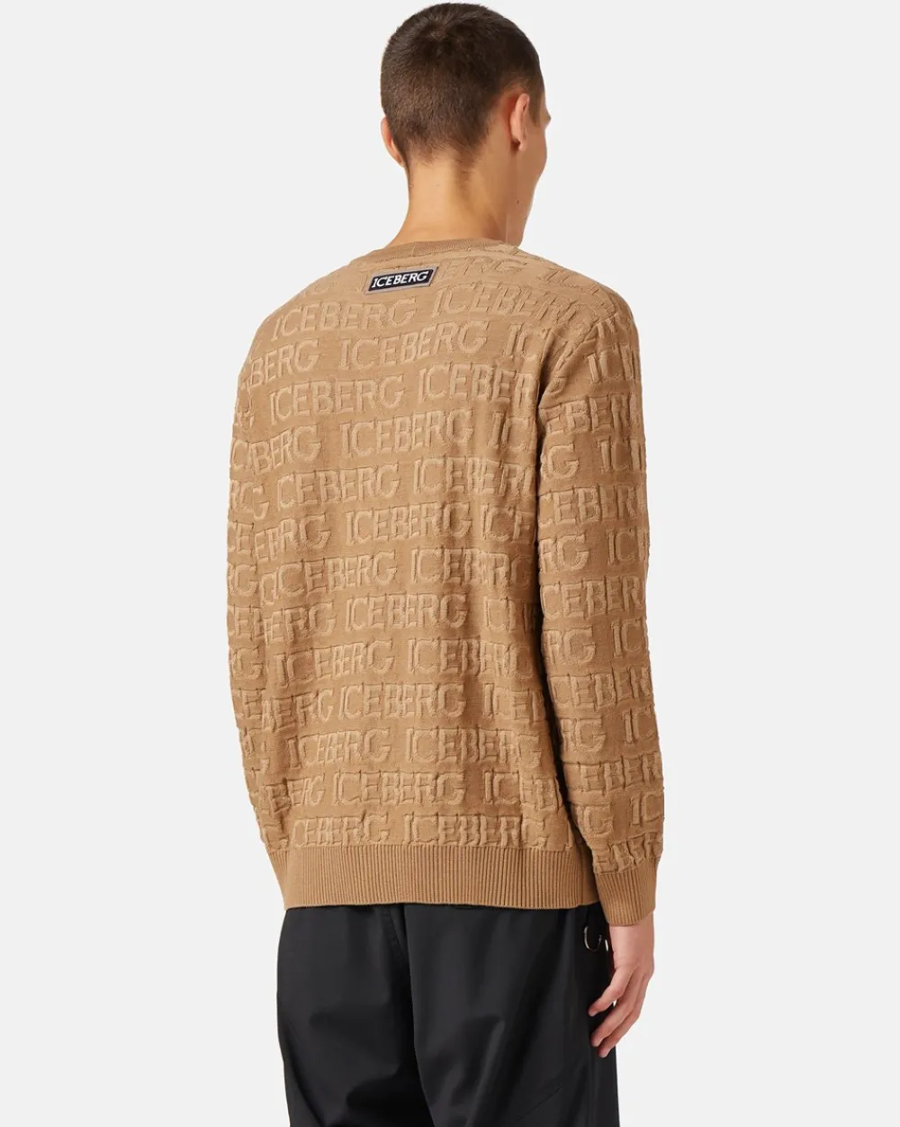 Iceberg Wool Sweater With Logo