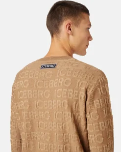 Iceberg Wool Sweater With Logo