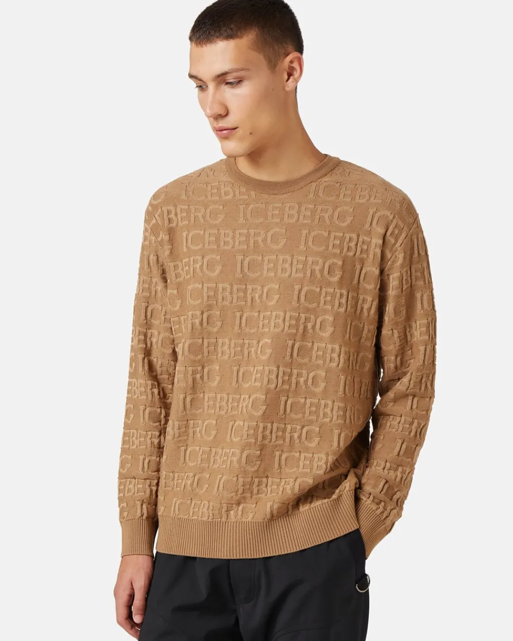 Iceberg Wool Sweater With Logo