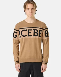 Iceberg Wool Sweater With Logo